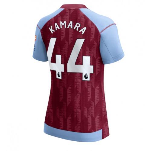 Aston Villa Boubacar Kamara #44 Domaci Dres za Ženska 2023-24 Kratak Rukav